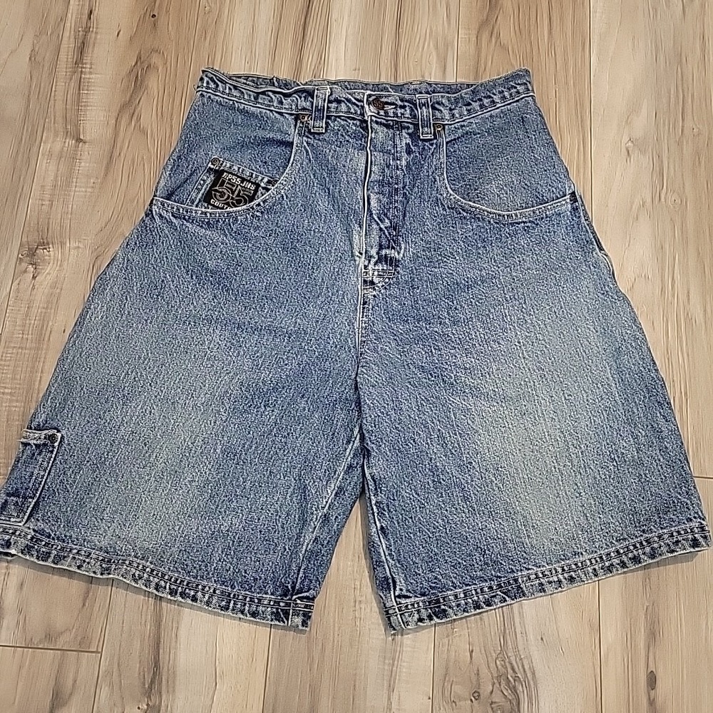 Vintage RP55 Jean Shorts Adult‎ 32 Blue Baggy Reynolds & Perry Y2K Skater USA
